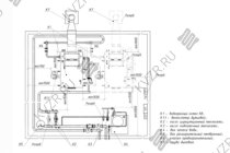 Схема подключения и монтажа водогрейного промышленного котла 500 кВт на естественной тяге